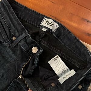 Like new ! Paige dark wash jeans. 26 inch waist and 26 inch inseam